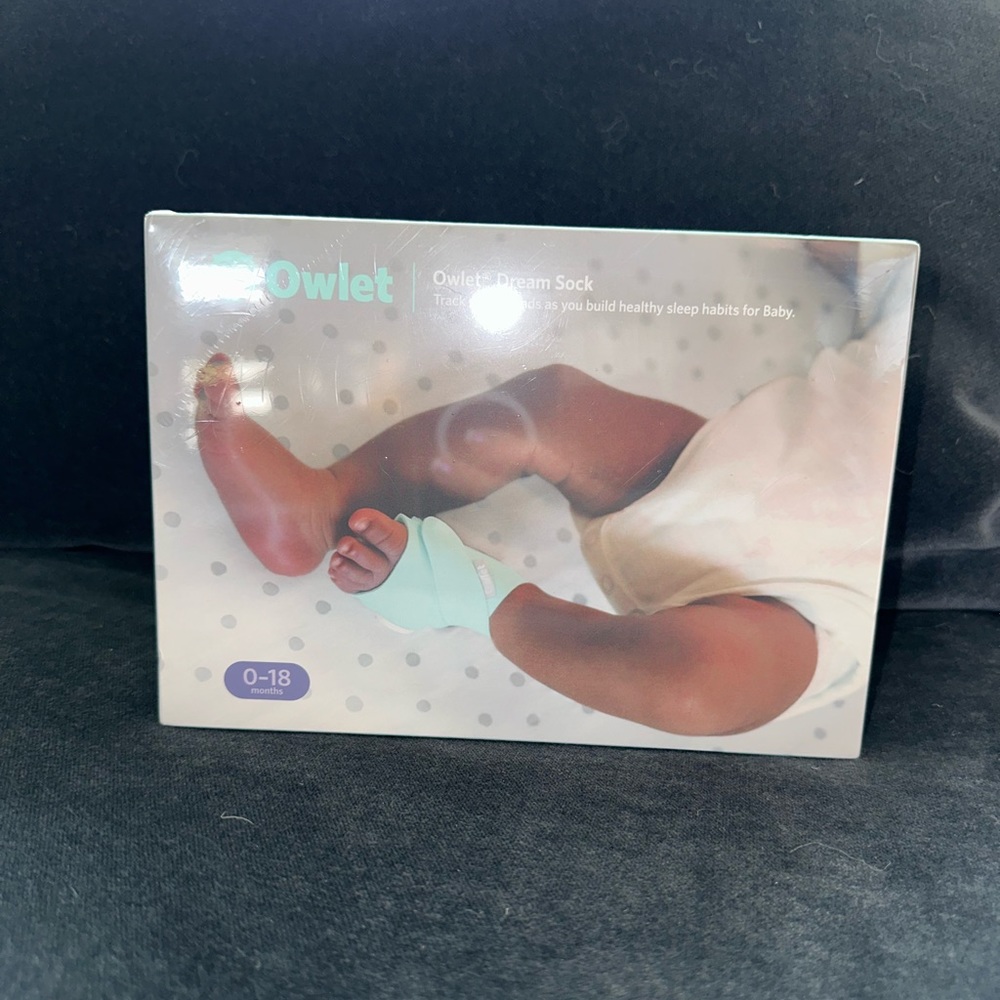 Owlet dream sock, new still in box, never opened